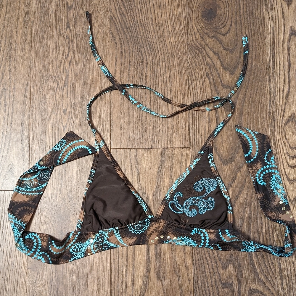 Brown Bikini Top